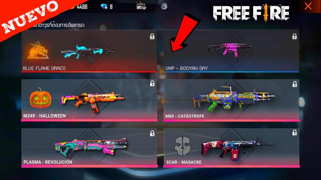 caracteristicas y ventajas de las armas evolutivas en free fire por que elegirlas