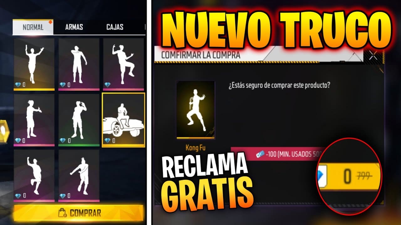 como conseguir emotes para free fire gratis guia completa