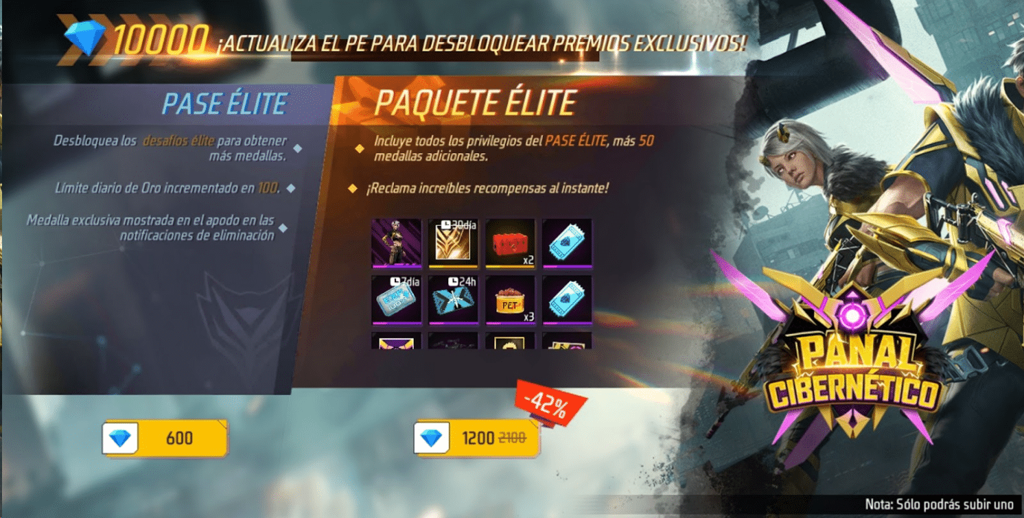 desbloquea el exito cuantos niveles tiene el pase elite de free fire